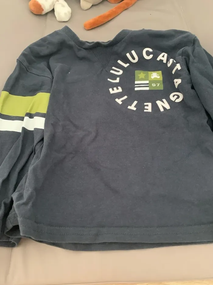 t shirt lulu castagnette garcon - photo numéro 3