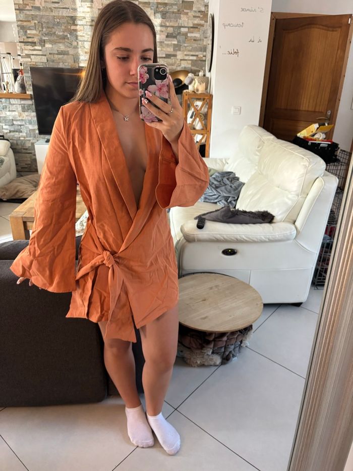 robe blazer teracota - photo numéro 2