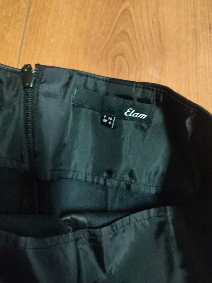 Jupe mi longue simili cuir taille 34 - photo numéro 3