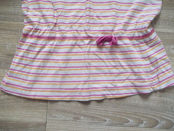 T-shirt rayé orange et rose Palomino 116 - photo numéro 3