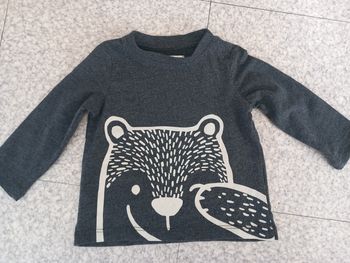 Tee-shirt Ourson DPAM 6 mois