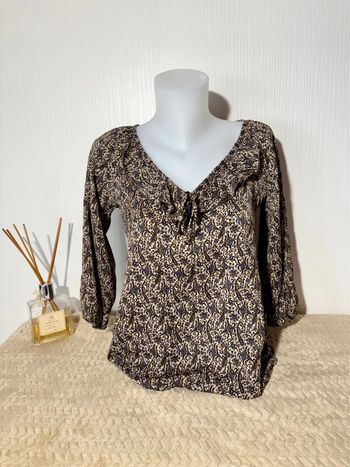 🌸 Blouse Naf Naf Imprimée - Taille S/M