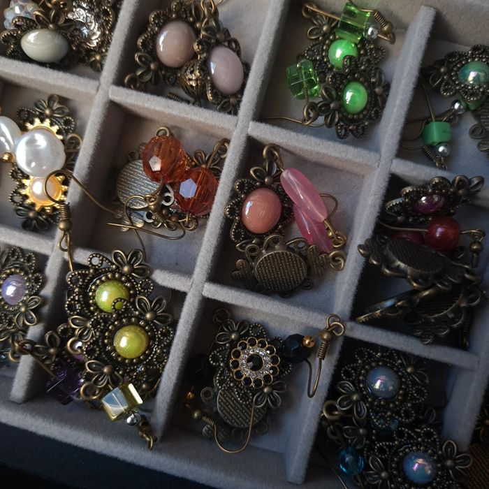 Lot de boucles d'oreilles pendante multicolore - photo numéro 9