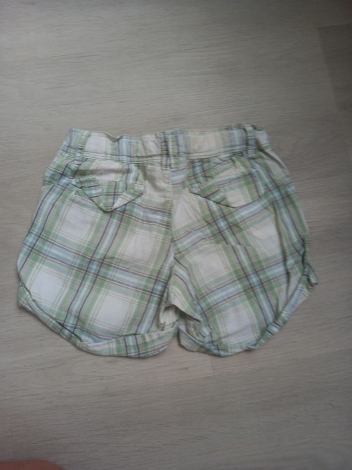 Short à carreaux avec élastiques Geekay taille 128 - photo numéro 2