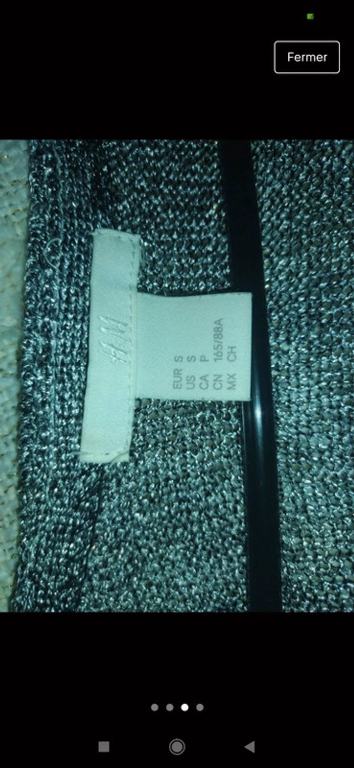 Pull mi long argenté - photo numéro 3