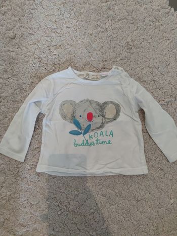 T shirt manches longues garçon 6 mois