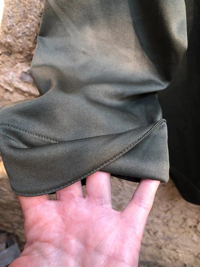 Chemise kaki tissu soyeux - photo numéro 3
