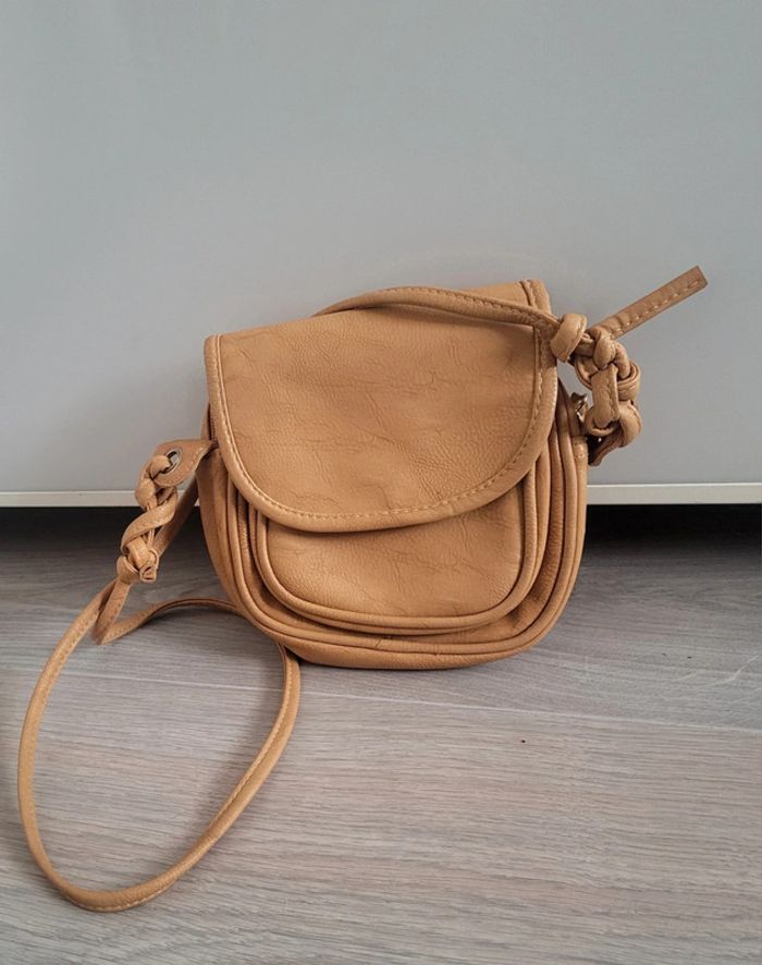 Sac bandoulière beige Resac