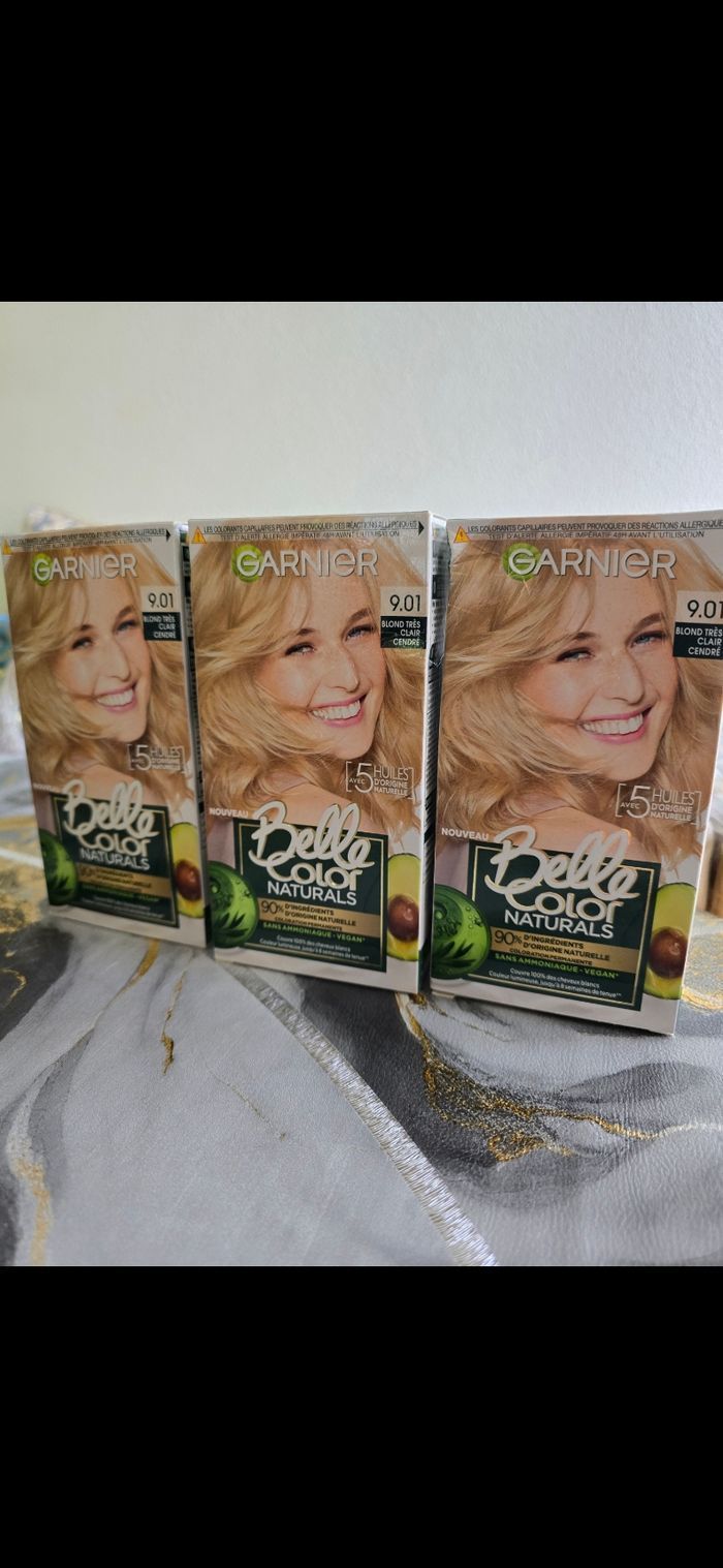 Color cheveux garnier lot de 3
