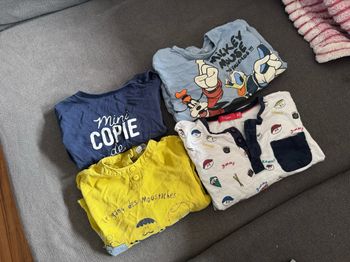 Lot 4 tee shirt Garçon