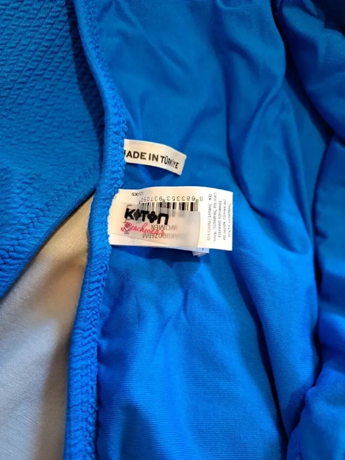 Maillot de bain bleu 2 pièces femme - photo numéro 6