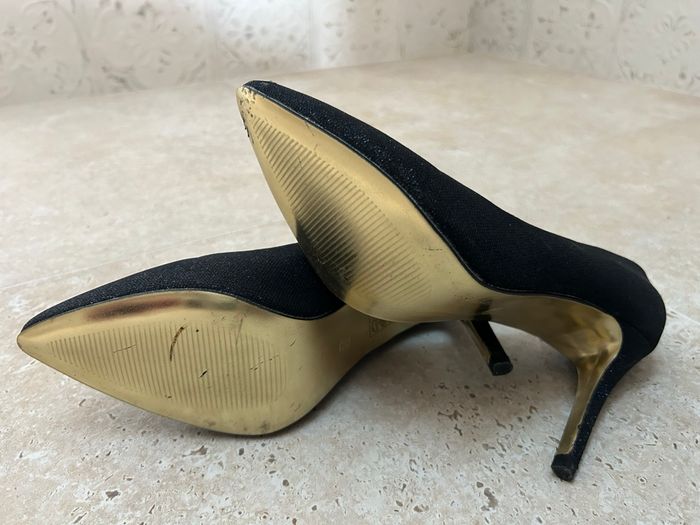 Escarpins noir pailletée - photo numéro 3