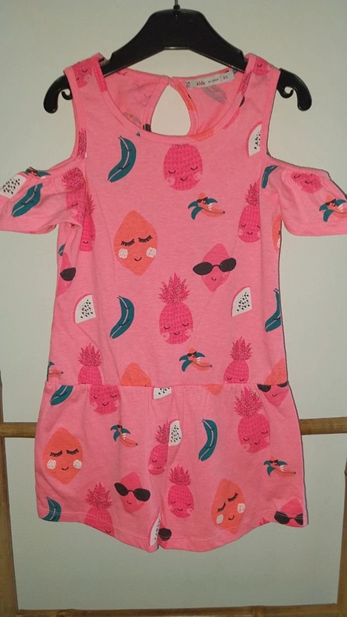 Combishort epaules dénudées imprimé by Gemo Taille 8 ans - photo numéro 3