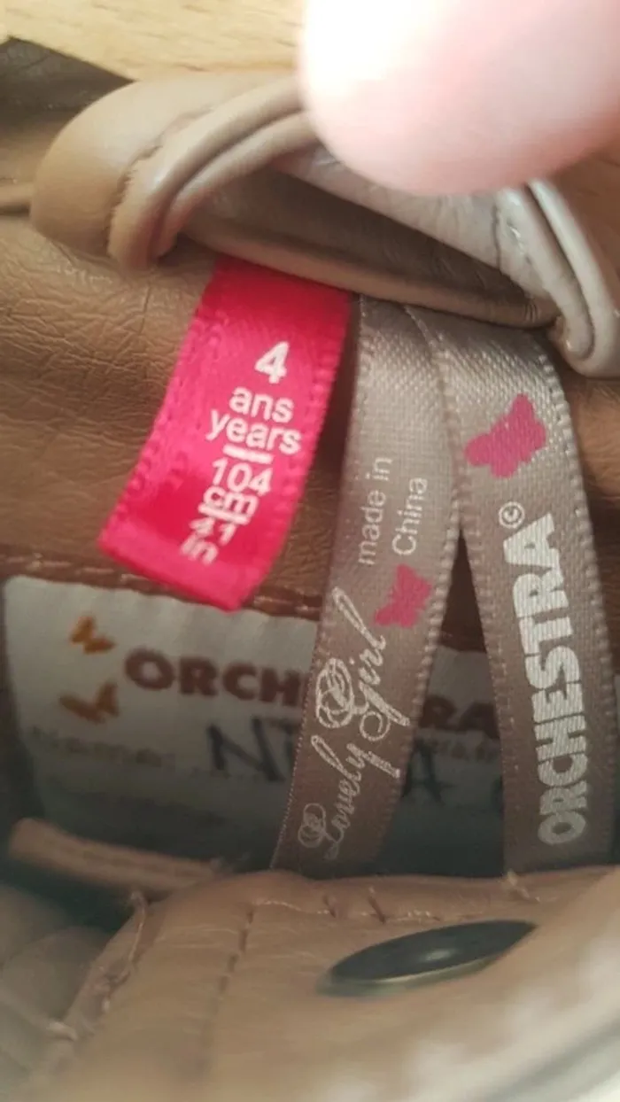 Veste faux cuir Orchestra 4 ans - photo numéro 3