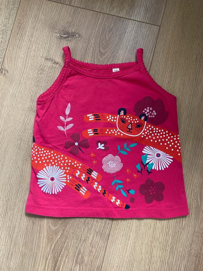 Débardeur avec motif chat 2 ans