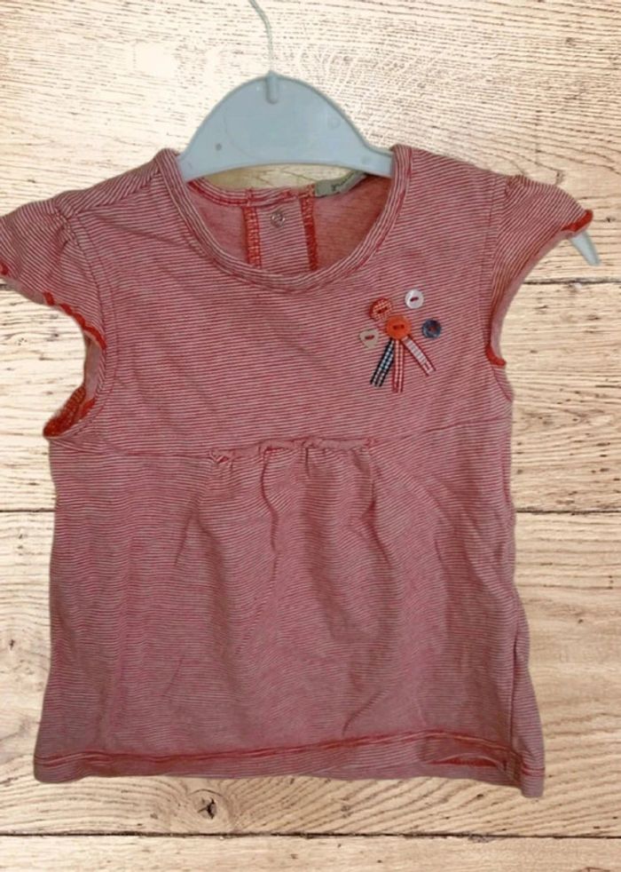 Maillot sans manche taille 12 mois (81cm) en très bon état marque grain de blé