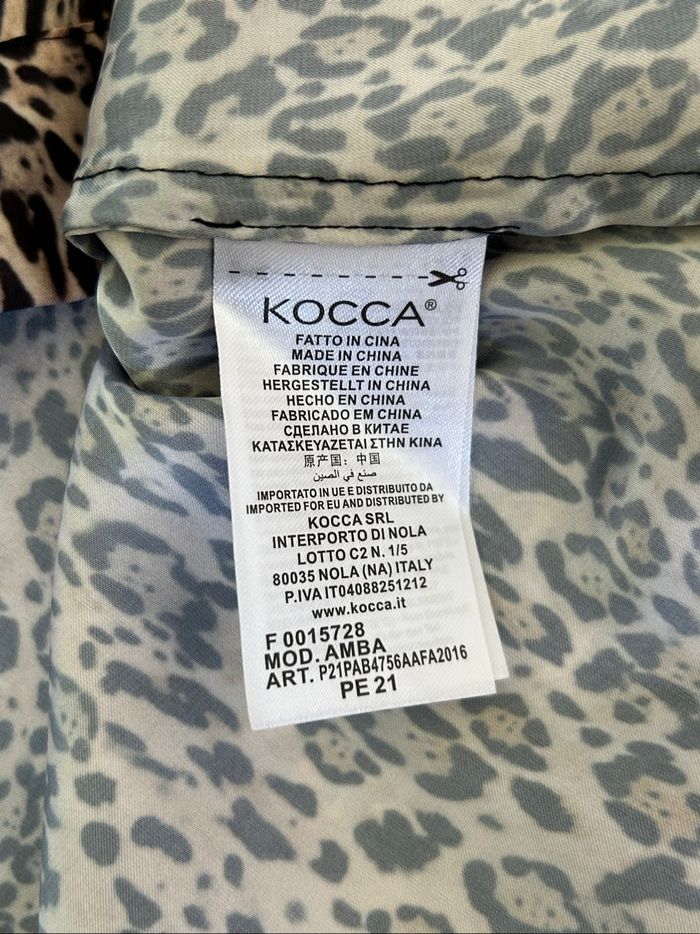 Robe léopard neuve à manches longues Kocca taille XS - photo numéro 10