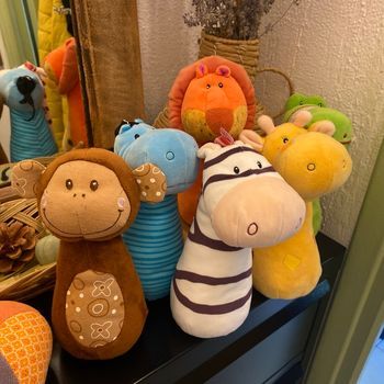 Lot quilles animaux de la jungle