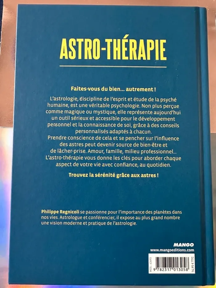 Livre astro thérapie thème astrale astrologie - photo numéro 2