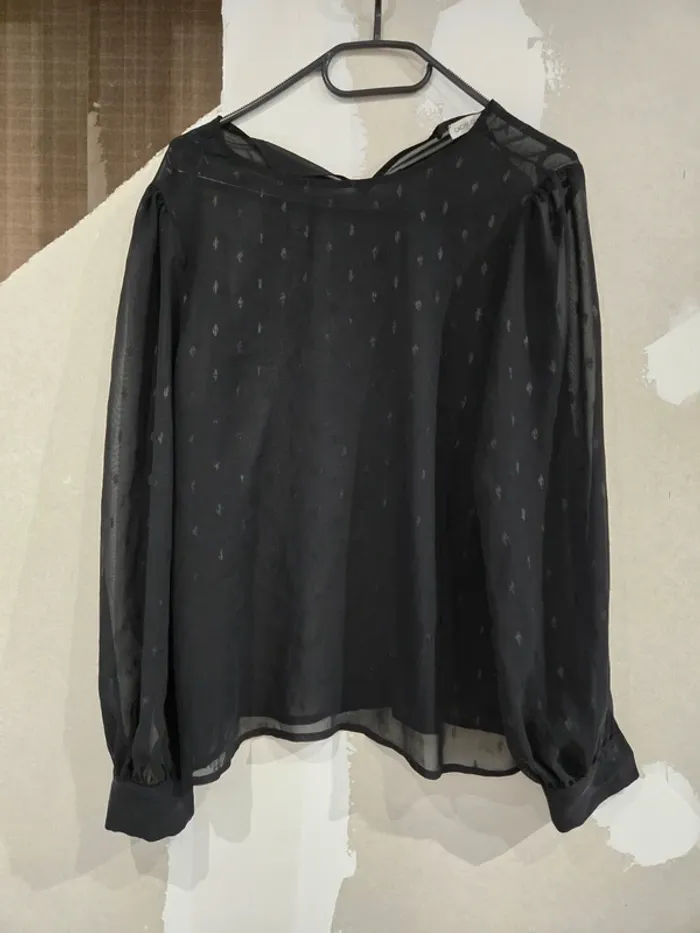 Blouse noir taille L - photo numéro 2
