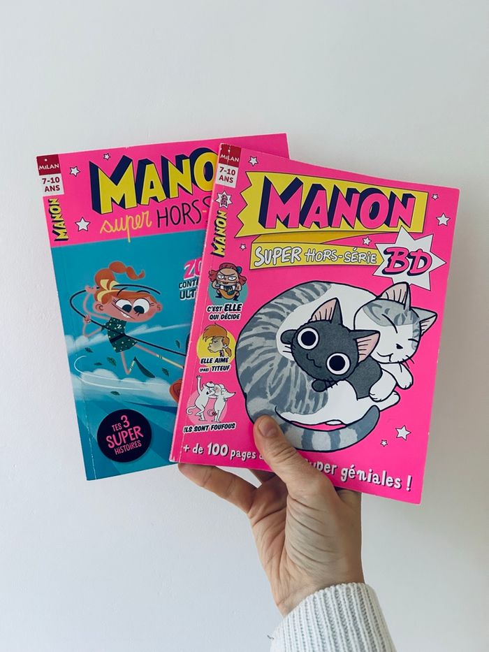 L ot magazines enfant Manon super Hors série numéro 15 et 10 - photo numéro 1