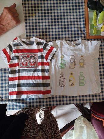 Lot tee shirt 12 mois
