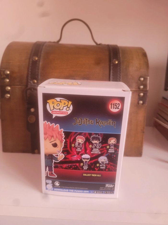 Figurine Funko Pop Jujutsu Kaisen Yuji Itadori with Sukuna mouth 1152 - photo numéro 3
