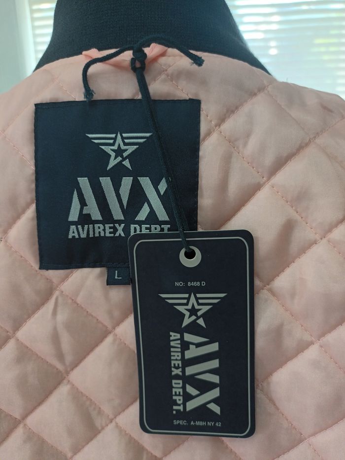 Bombers AVIREX neuf Bleu marine taille l - photo numéro 8