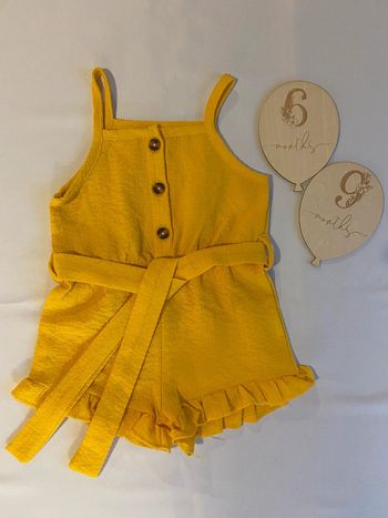 Combi été fille - 6-9 mois