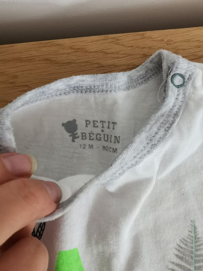 Combishort bébé garçon 12mois petit beguin tbe - photo numéro 2