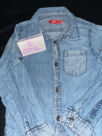 Chemise 5 ans