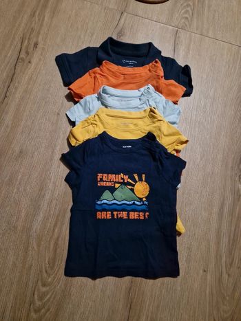 Lot de 5 tee shirt 6 mois