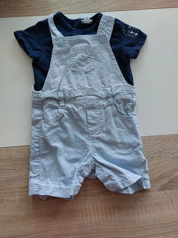 Salopette avec t-shirt intégré