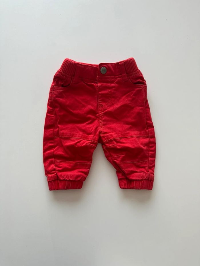 Pantalon rouge garçon - 3 mois - Tape à l’œil