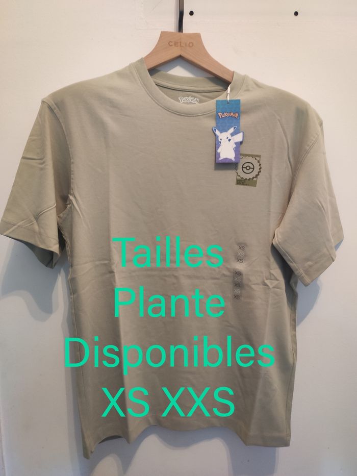 Tee Shirt Pokemon Starter Plante Celio XSkak