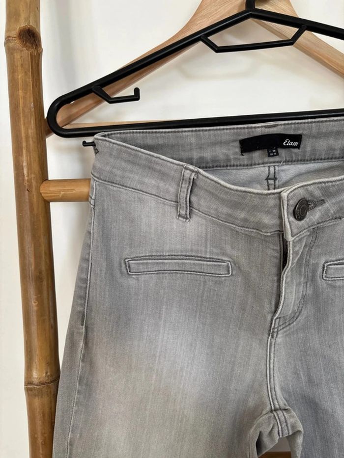 Jean skinny gris Etam taille 38 - photo numéro 3