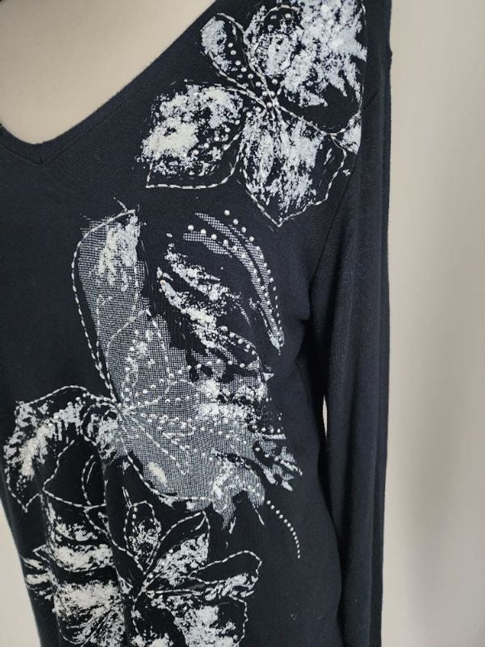 T-shirt imprimé manches longues