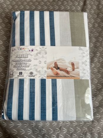 Housse de couette 2 personnes en coton