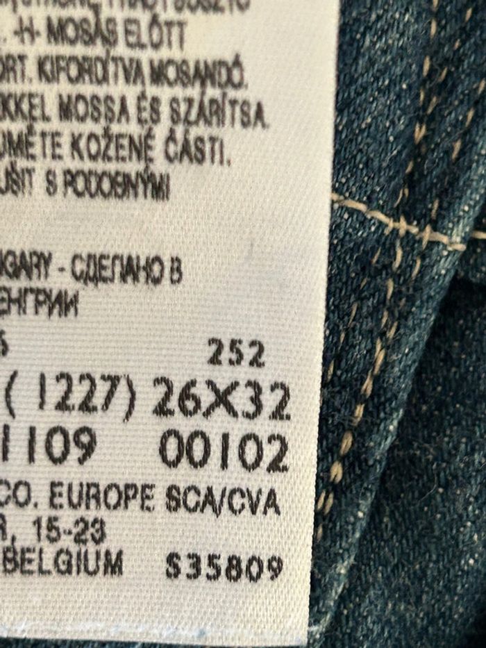 Jean bleu Levi’s Levis - superlow flare patte def - W26L32 - hippie taille 36 - photo numéro 7