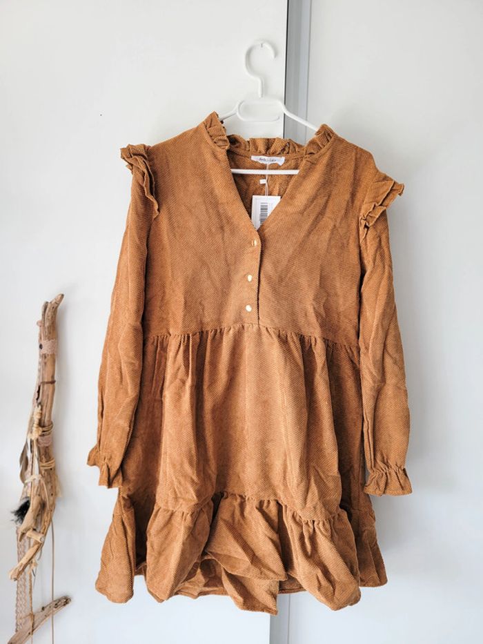 Robe courte camel femme – Betty London - Taille S