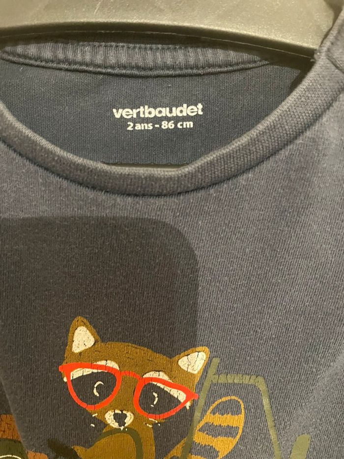 T-shirt manches longues coton 86 cm / 2 ans verbaudet - photo numéro 3