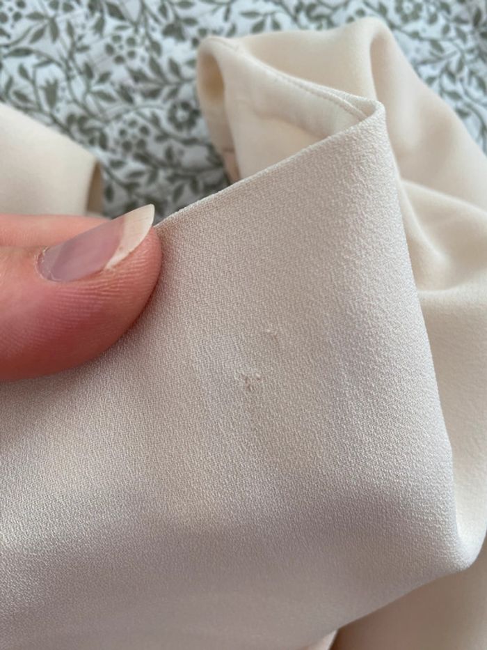 Robe courte écru beige rosé maison 123 taille 44 - photo numéro 5