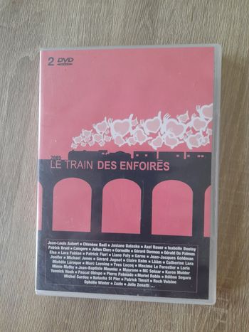 2 dvd " Le train des enfoirés "