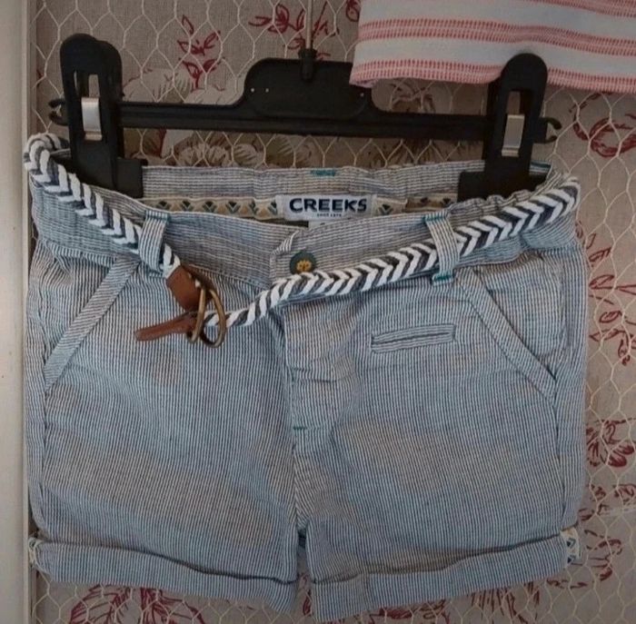 Ensemble short et tee shirt +ceinture  2 ans Creeks - photo numéro 3