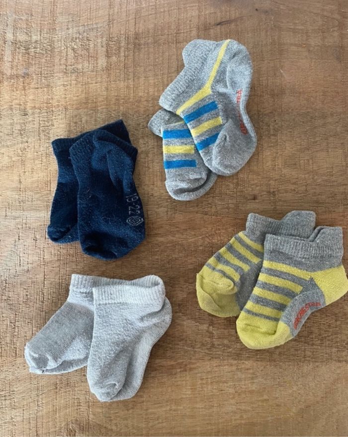 Lot de 4 paires de socquettes bébé garçon - photo numéro 2