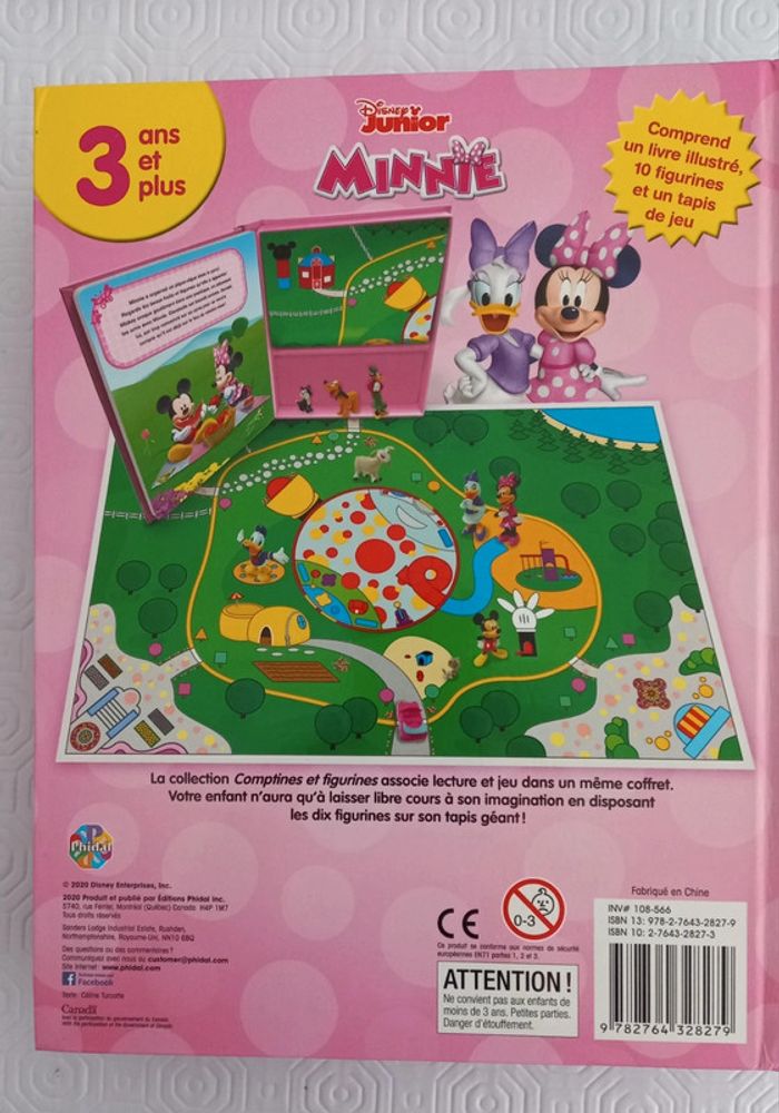 Livre Disney Minnie avec figurines - photo numéro 2