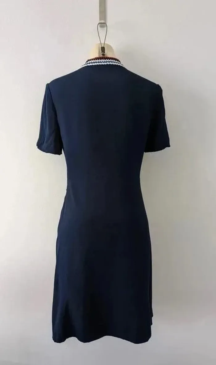 Robe d'été marine - Sandro - taille 2 - photo numéro 3