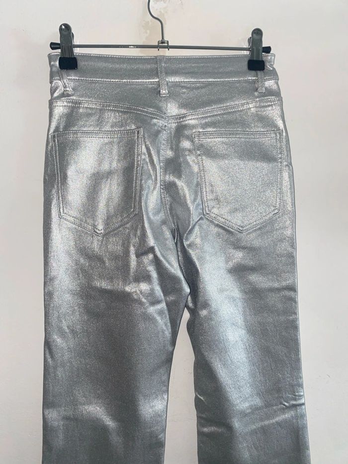 Pantalon brillant argenté - photo numéro 6