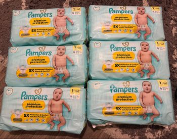 Six pack de couches Pampers taille 1