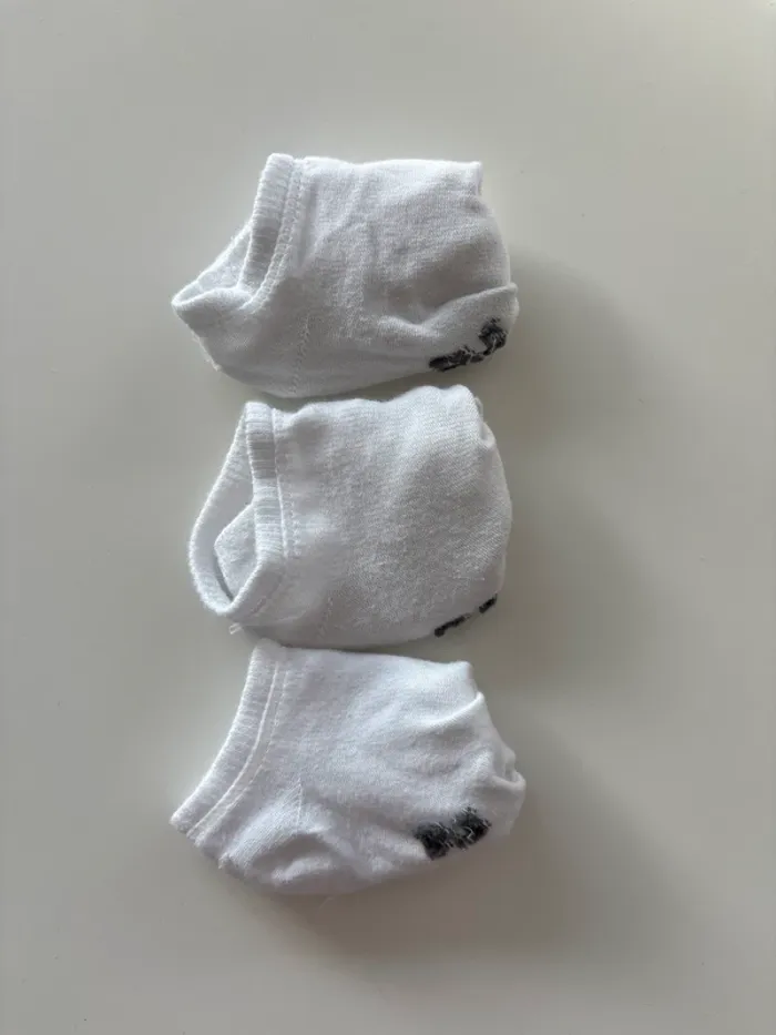 Lot 3 paires chaussettes blanches bébé 21/23